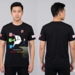 Black T-shirt Round Neck Half Sleeve