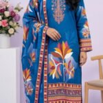 প্রিমিয়াম সিল্কের ডিজিটাল প্রিন্ট থ্রি-পিস (CODE-PF_0064)