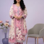 প্রিমিয়াম সিল্কের ডিজিটাল প্রিন্ট থ্রি-পিস (CODE-PF_0068)