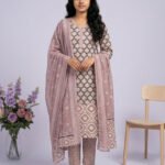 প্রিমিয়াম সিল্কের ডিজিটাল প্রিন্ট থ্রি-পিস (CODE-PF_0069)