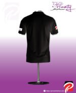 Black T-shirt Round Neck Half Sleeve_PFT_005 - Image 3