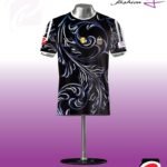 Black T-shirt Round Neck Half Sleeve_PFT_012