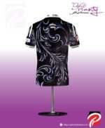 Black T-shirt Round Neck Half Sleeve_PFT_012 - Image 2