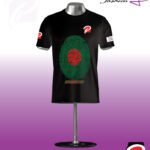 Black T-shirt Round Neck Half Sleeve_PFT_002