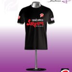 Black T-shirt Round Neck Half Sleeve_PFT_006