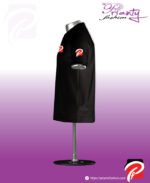 Black T-shirt Round Neck Half Sleeve_PFT_005 - Image 2