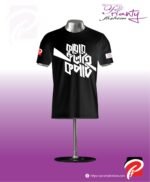 Black T-shirt Round Neck Half Sleeve_PFT_0111