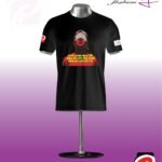 Black T-shirt Round Neck Half Sleeve_PFT_0113